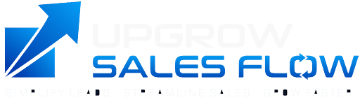 UpGrow SalesFlow White Logo